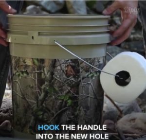 Replace the Handle - Portable Emergency Toilet